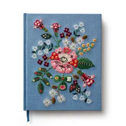Embroidered Fabric Sketchbook (Multiple Designs)
