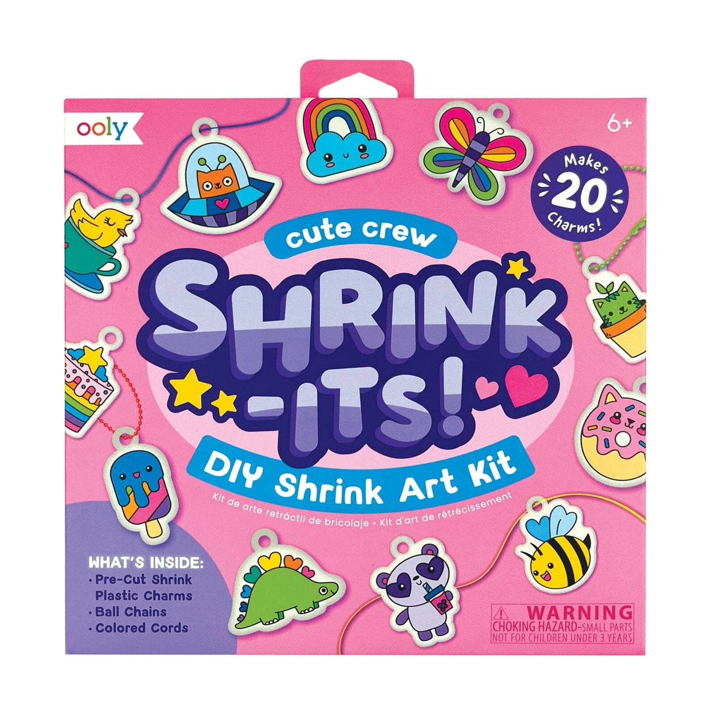 Shrink-Its!: D.I.Y. Shrink Art Kit - Cute Crew (28 PC Set)