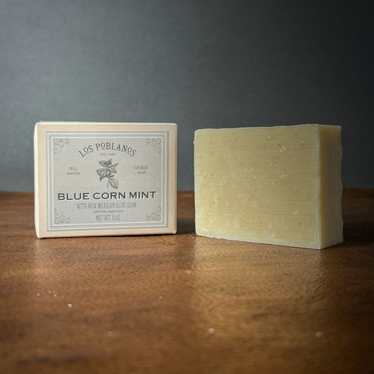 Blue Corn Mint Soap Bar in Box