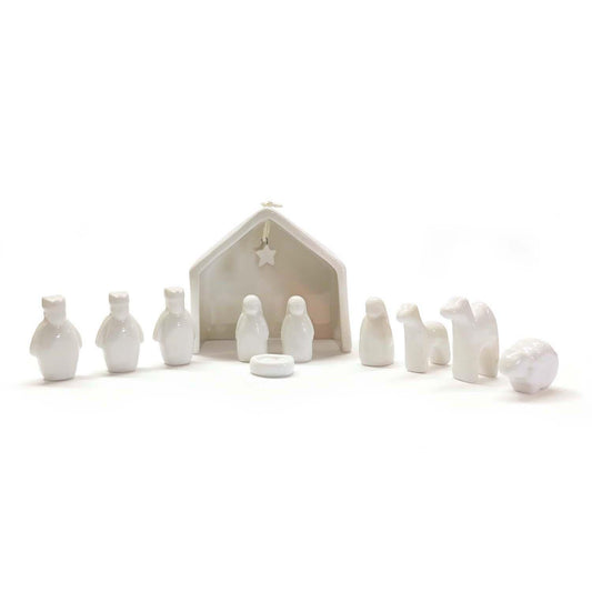 Miniature Nativity Set in Gift Box, 11 Pc.