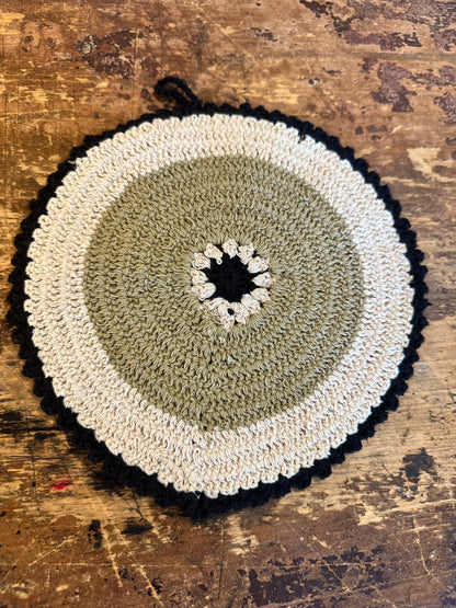 Crocheted Pot Holders, Bistro