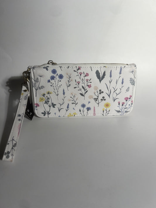Multi Floral Chloe Printed Zip Around Wallet/ Wristlet