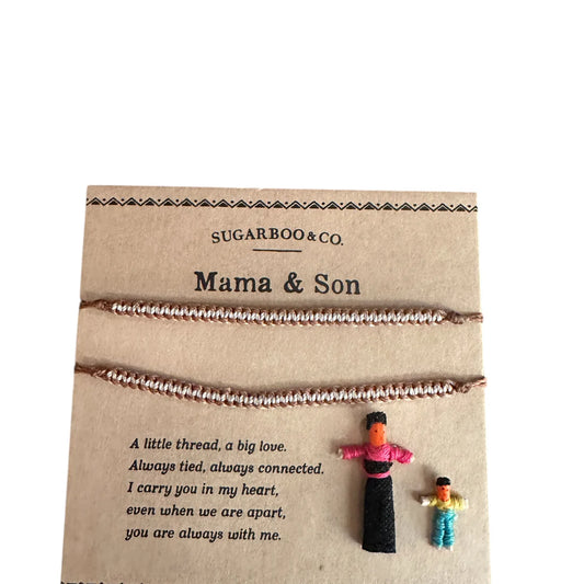 Mama and Son Braided Bracelet