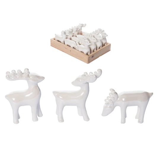 Mini Elegant Reindeer Figurines