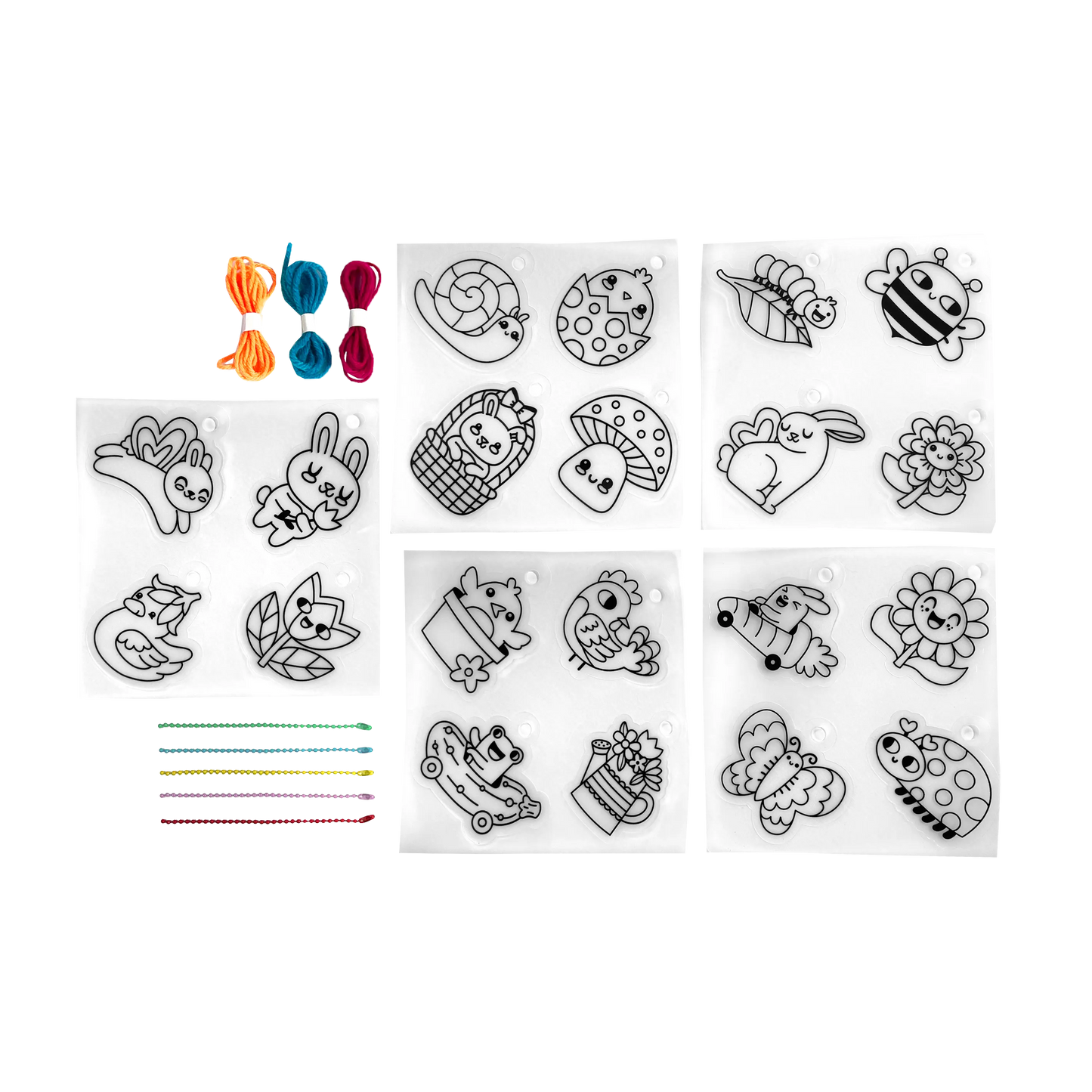 Shrink-Its!: D.I.Y. Shrink Art Kit - Garden Pals (28 PC Set)