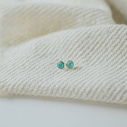 Hyalite Studs // Turquoise
