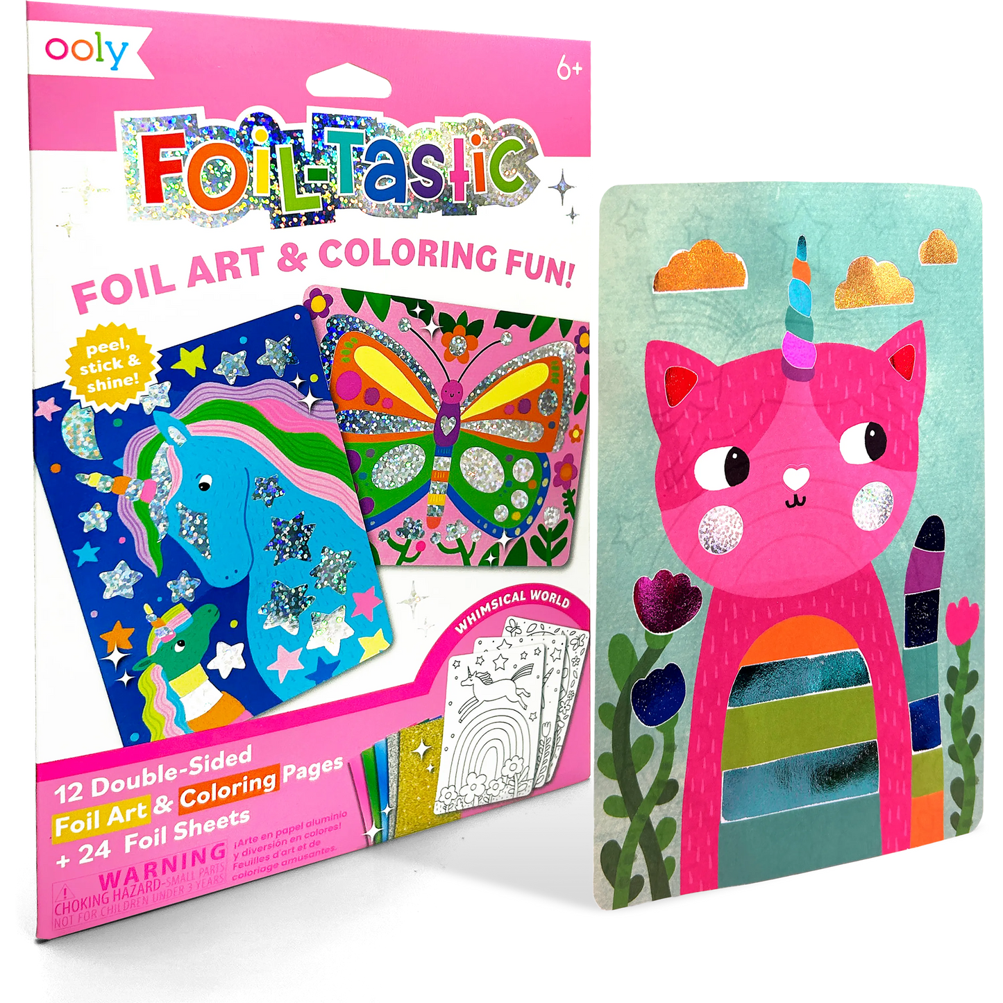 Foil-tastic: Foil Art & Coloring Fun - Whimsical World (36 Piece Set)