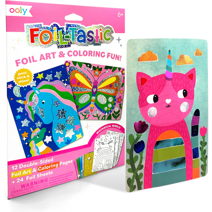 Foil-tastic: Foil Art & Coloring Fun - Whimsical World (36 Piece Set)