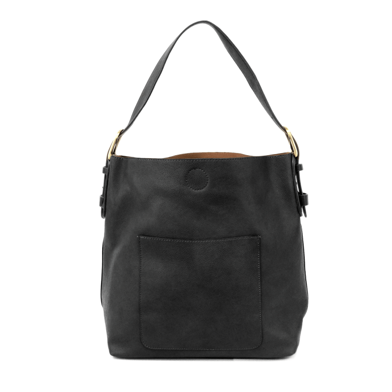 Joy Susan Hobo Black Handle Handbag
