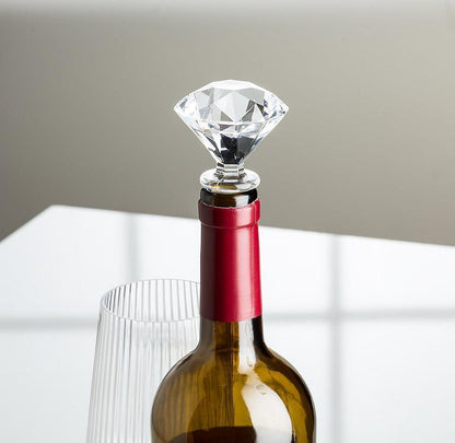 Round Cut Gem Bottle Stopper