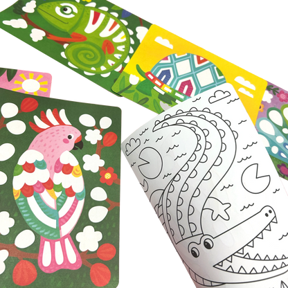 Foil-tastic: Foil Art & Coloring Fun - Awesome Animals (36 Piece Set)