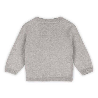 Skating Polar Bear Jacquard Knit Baby Raglan Pullover
