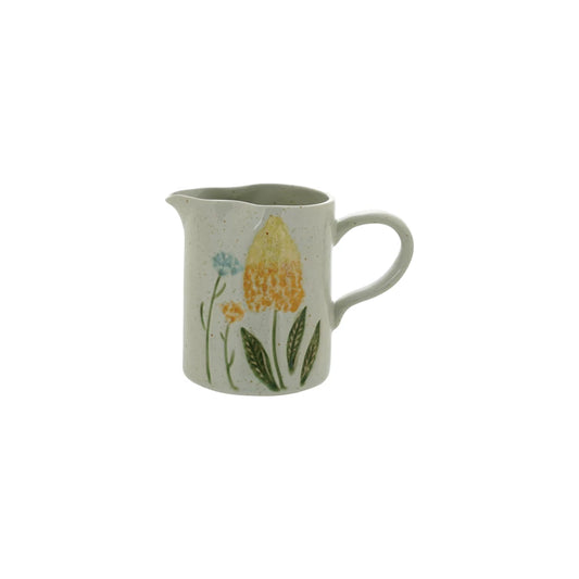 Creamer with Flowers, 10oz.