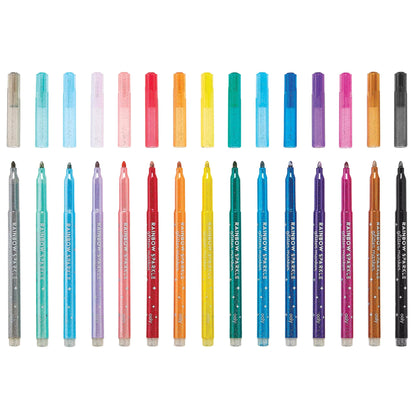 Rainbow Sparkle: Glitter Markers (Set of 15)