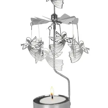 Angel Chimes Rotary Candle Holder