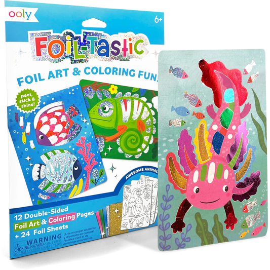 Foil-tastic: Foil Art & Coloring Fun - Awesome Animals (36 Piece Set)