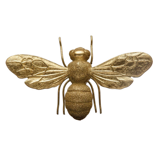 Resin Bee, Gold Finish