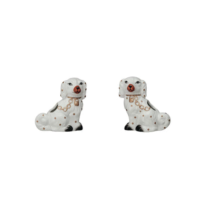 Ceramic Staffordshire Dog Shaped Toothpick Holder