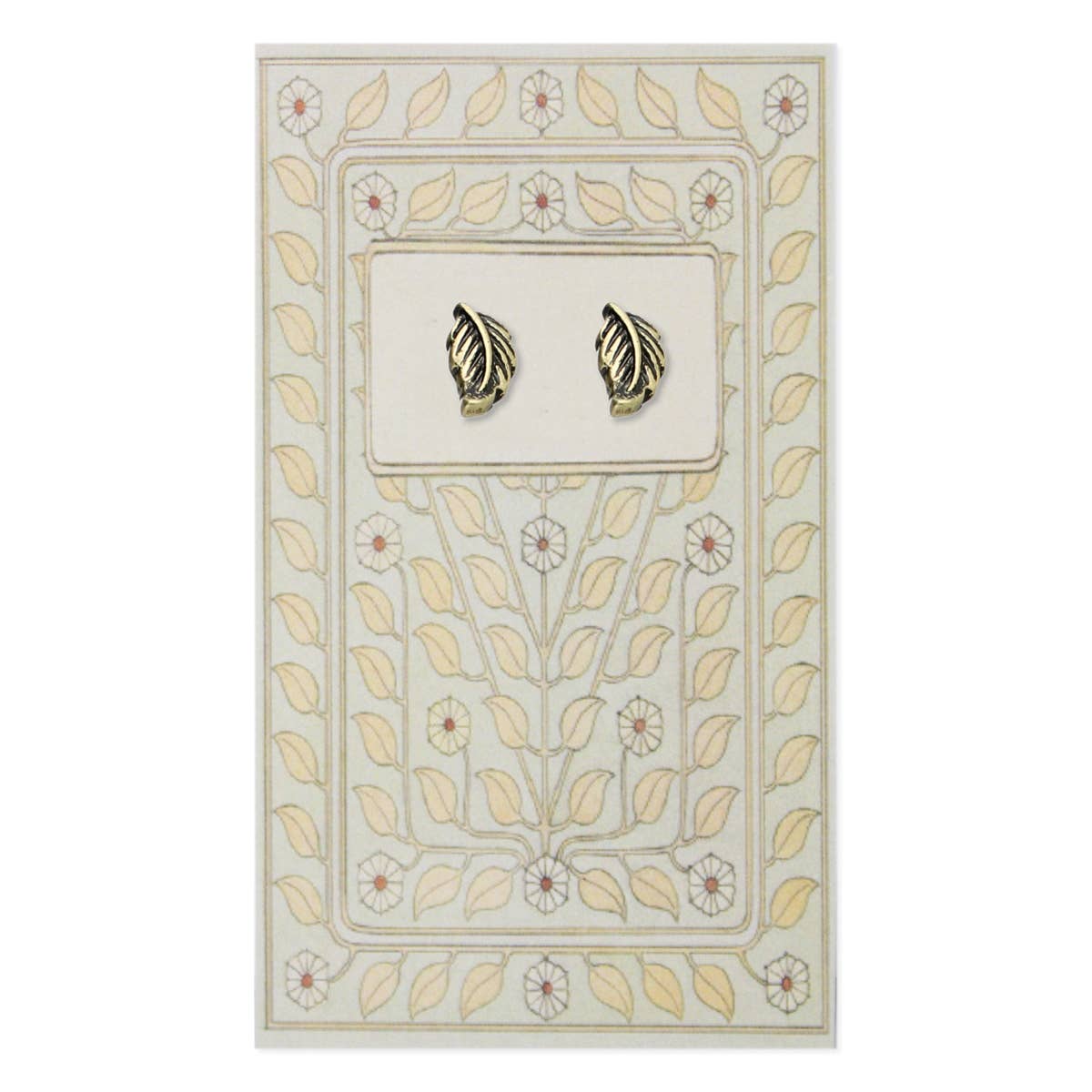 Book Lovers Gold Leaf Post Earrings