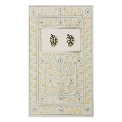 Book Lovers Gold Leaf Post Earrings