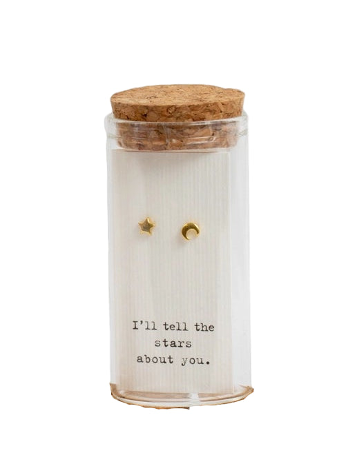 Message In A Bottle Earrings