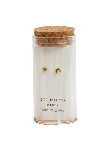 Message In A Bottle Earrings