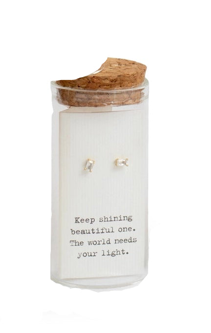 Message In A Bottle Earrings