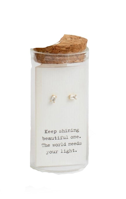 Message In A Bottle Earrings