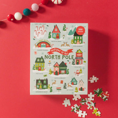 Welcome To The North Pole- 500 Piece Jigsaw Puzzle