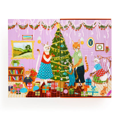 Meowy Christmas 12 Days of Puzzles 500 Piece Countdown