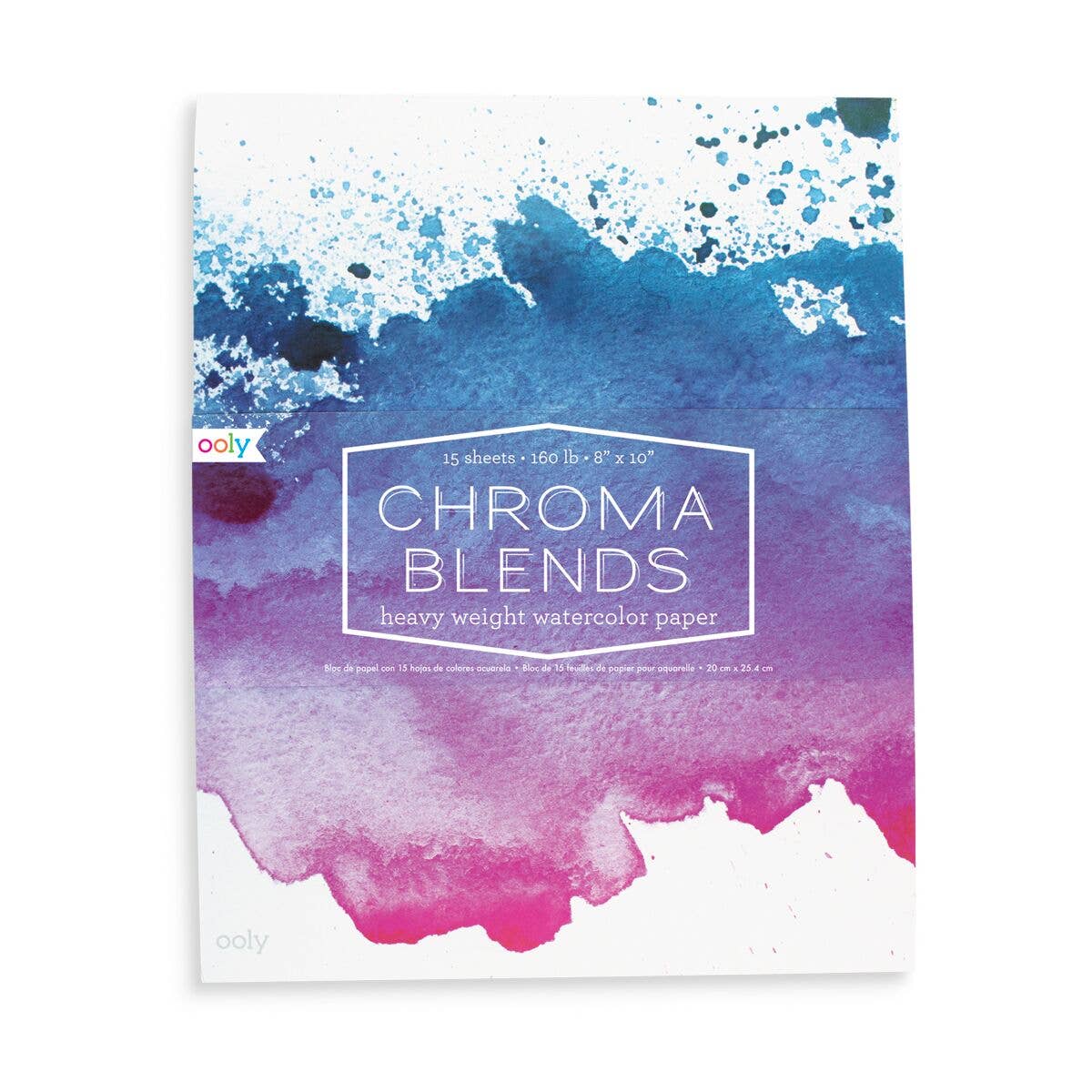 Chroma Blends: Watercolor Pad (8" x 10"; 20 Sheets)