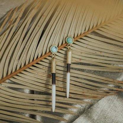 Yellowstone Beth Dutton Quill Studs // Turquoise Variant