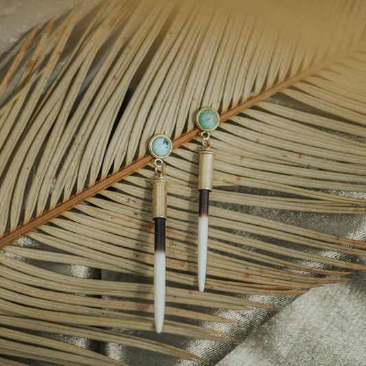 Yellowstone Beth Dutton Quill Studs // Turquoise Variant