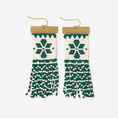 Lauren Holiday Beaded Earring