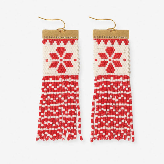 Lauren Holiday Beaded Earring