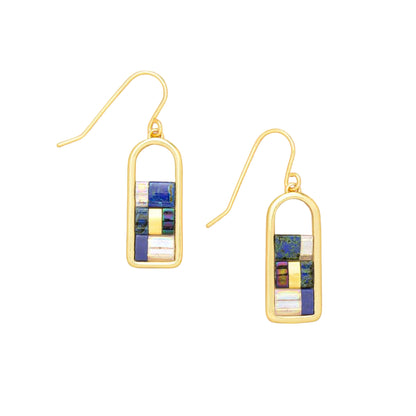 Good Karma Miyuki Frame Earrings