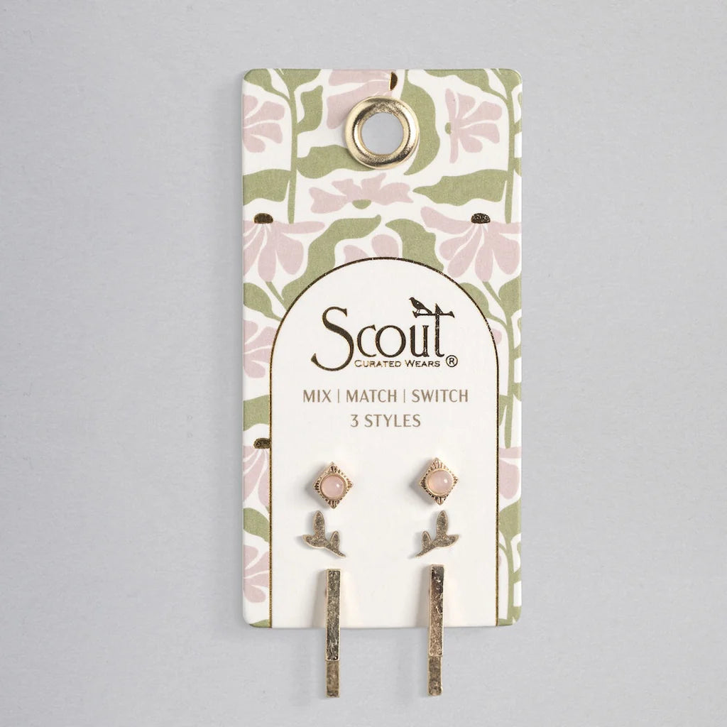 Stud Trio Ear Jacket Set