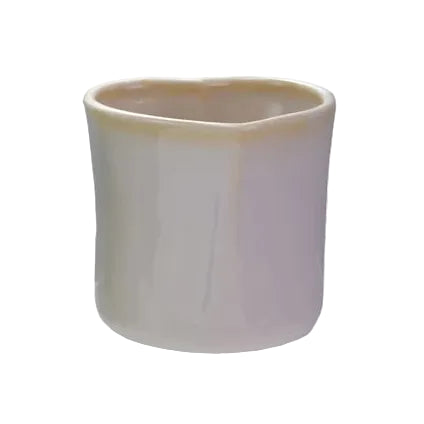 Stoneware Handle-less Heart Mug