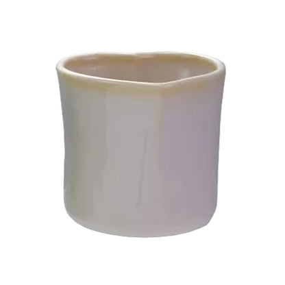 Stoneware Handle-less Heart Mug