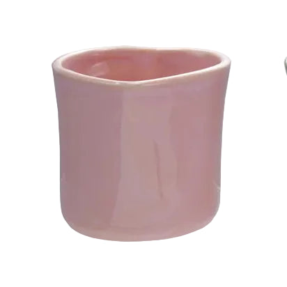 Stoneware Handle-less Heart Mug