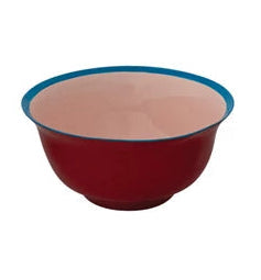 Enameled Stainless Steel Pinch Pot with Colored Edge