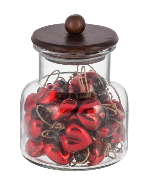 Glass Heart Ornament