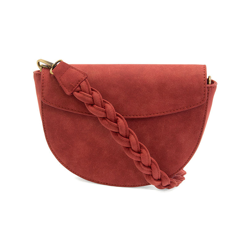 Joy Susan Luna Crescent Crossbody w/ Braided Strap