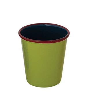 Stainless Steel Shot Glass with Colored Edge, 2oz.