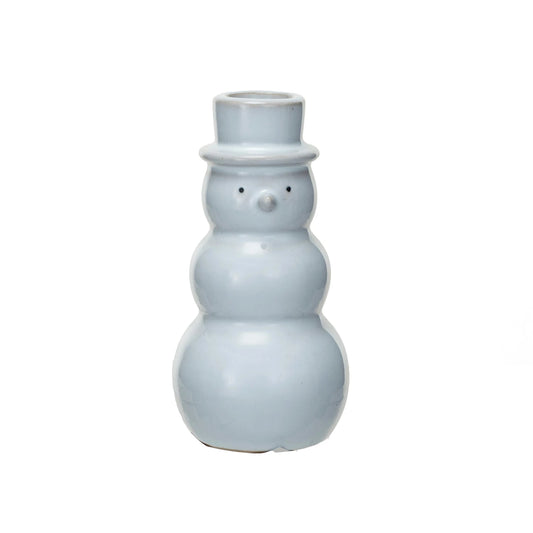 Snowman Shaped Taper Holder