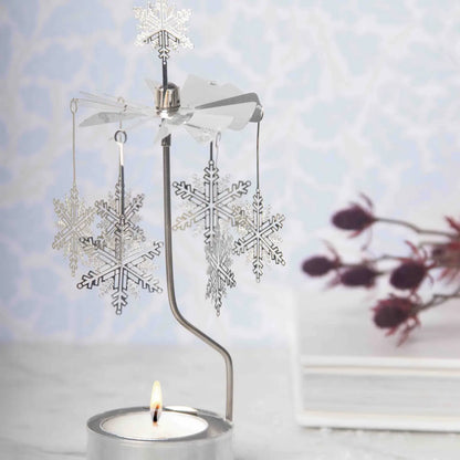 Angel Chimes Rotary Candle Holder