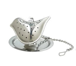 Stainless Steel Shaped Loose Tea Infuser with Dish