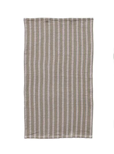Double Cloth Striped Tea Towel