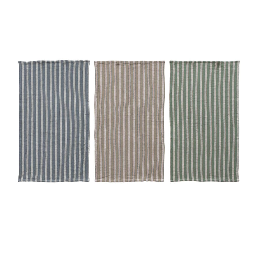 Double Cloth Striped Tea Towel