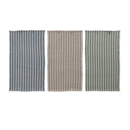 Double Cloth Striped Tea Towel